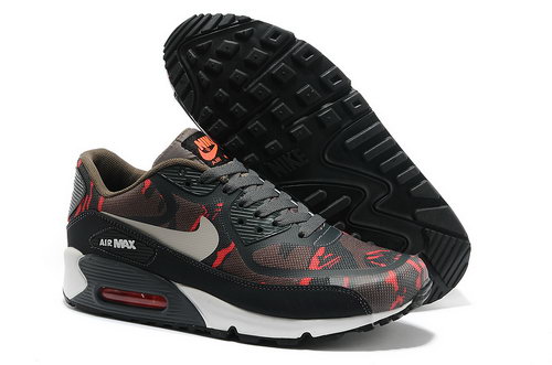 Wmns Nike Air Max 90 Prem Tape Sn Men Red And Black Running Shoes Coupon